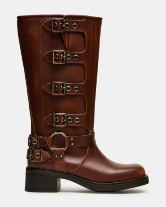 Stivali al polpaccio largo Rocky Cognac invecchiati