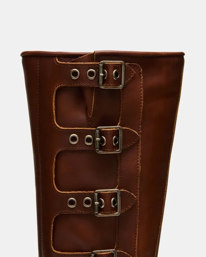 Stivali al polpaccio largo Rocky Cognac invecchiati