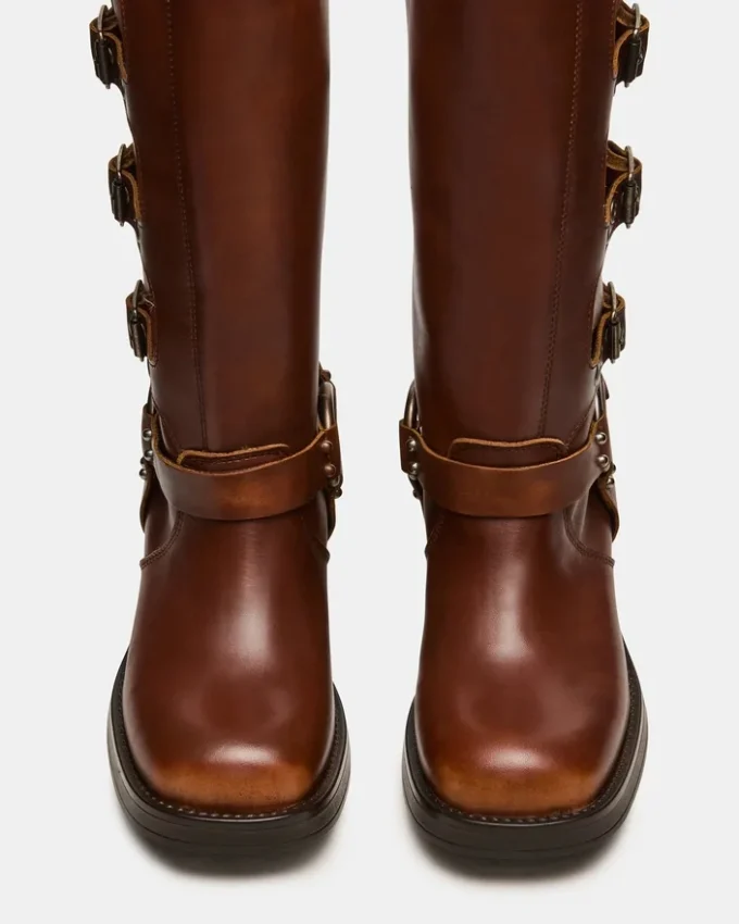 Stivali al polpaccio largo Rocky Cognac invecchiati