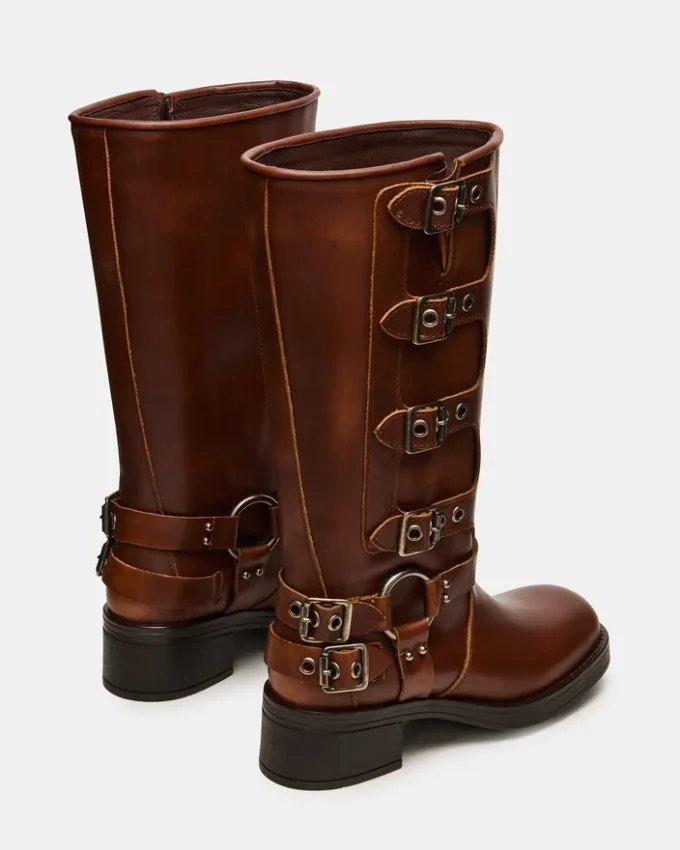 Stivali al polpaccio largo Rocky Cognac invecchiati