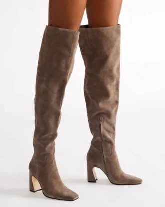 Stratus in pelle scamosciata grigia