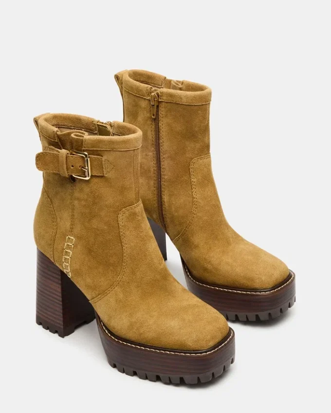 Summit in pelle scamosciata color oliva