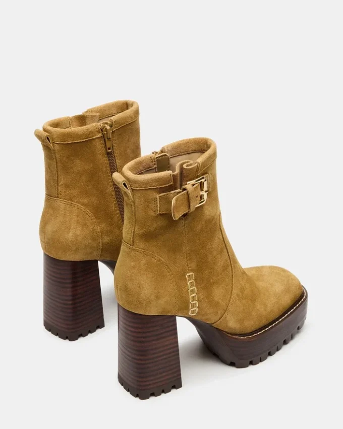 Summit in pelle scamosciata color oliva