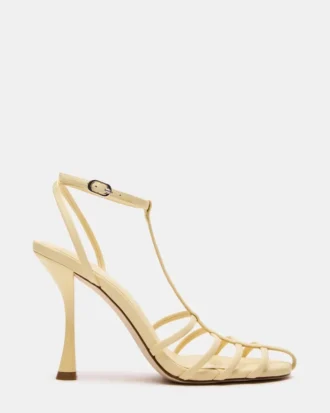 Tildah in pelle color burro