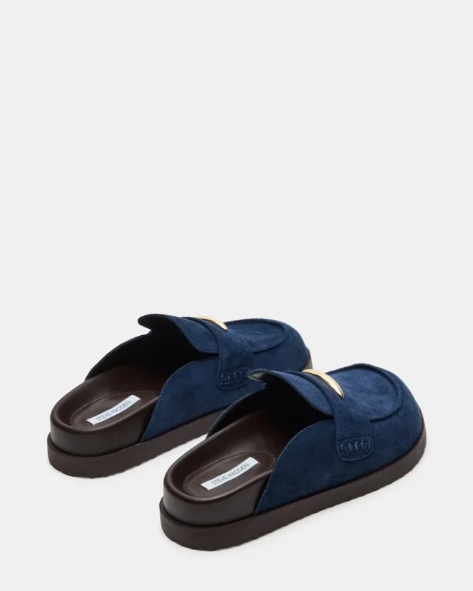 Tobin in pelle scamosciata blu navy