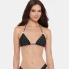 Top bikini Darling Dot nero multicolore