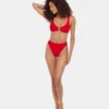 Slip bikini a vita alta Sleek ‘N Chic Cherry