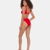 Slip bikini a vita alta Sleek ‘N Chic Cherry