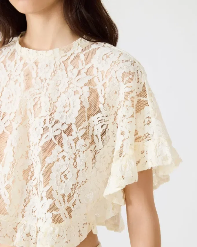 Top Callum color crema Top Callum color crema