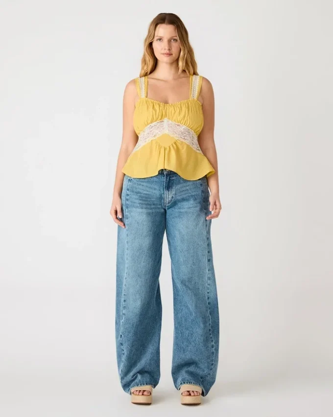 Top Cinthia Golden Lime Top Cinthia Golden Lime