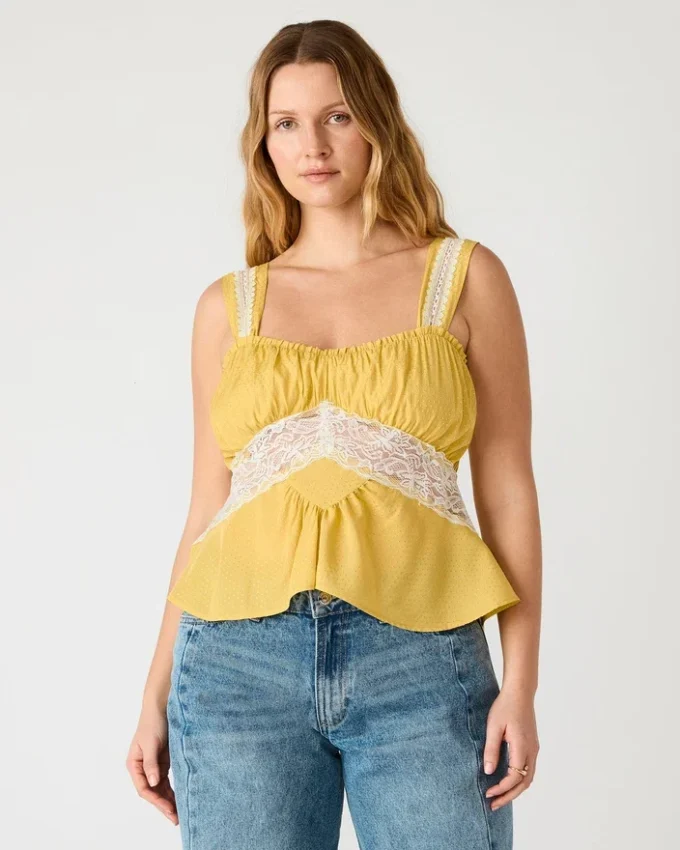 Top Cinthia Golden Lime Top Cinthia Golden Lime