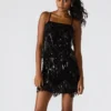 Top con paillettes Blakelyn Nero Top con paillettes Blakelyn Nero