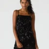 Top con paillettes Blakelyn Nero Top con paillettes Blakelyn Nero