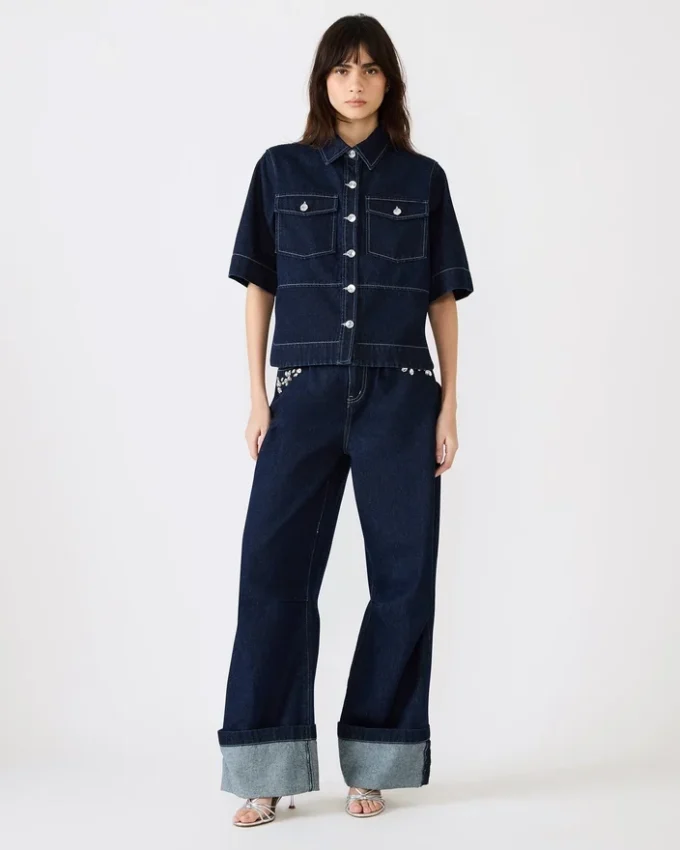 Top Eliana Blu Bijou Top Eliana Blu Bijou