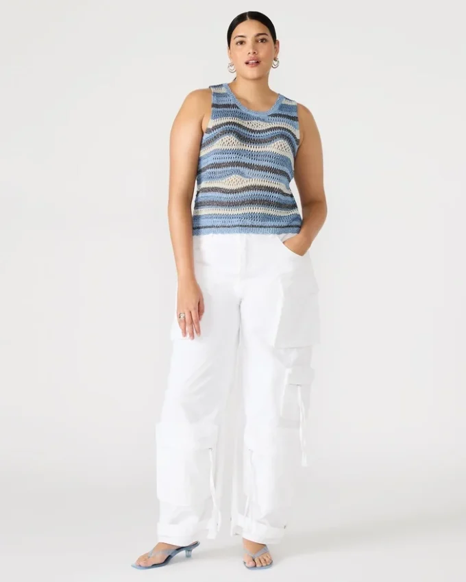 Top Hannah Blu Multicolore