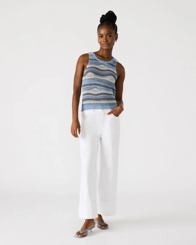 Top Hannah Blu Multicolore