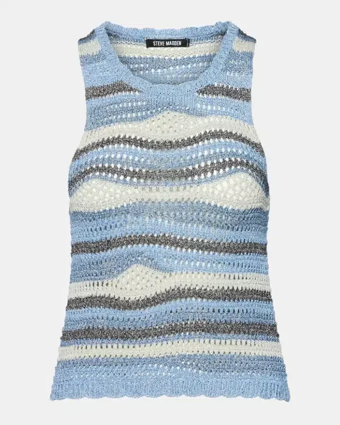 Top Hannah Blu Multicolore