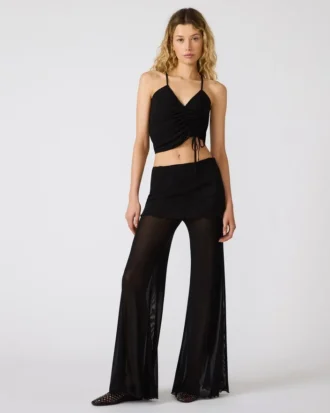 Top in maglia Judee Nero