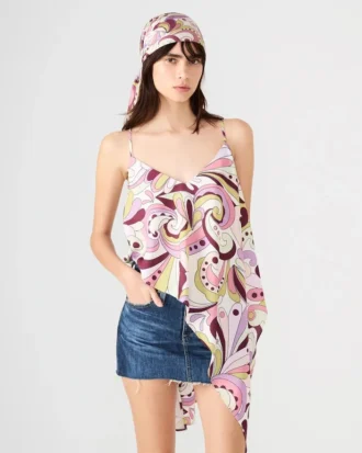 Top Margan Petal Paisley