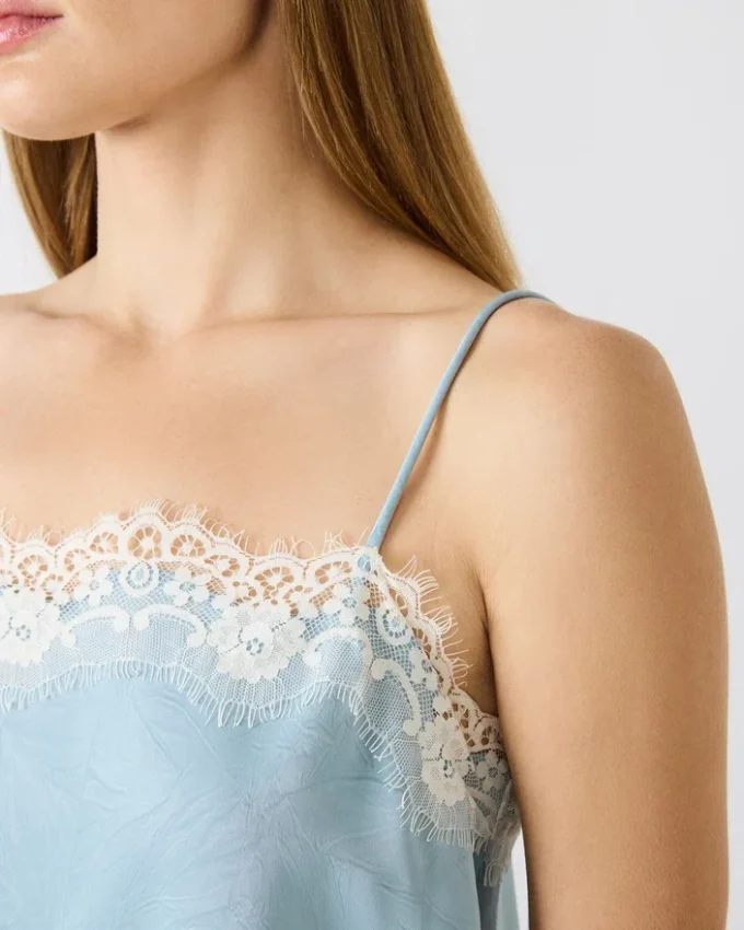 Top Roan blu polveroso