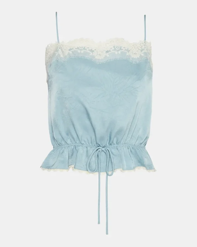 Top Roan blu polveroso