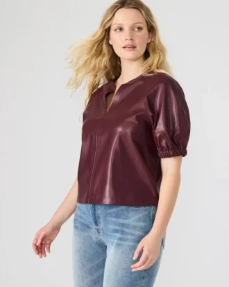 Top Roxanne color vino