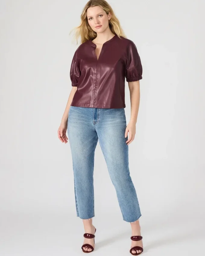 Top Roxanne color vino