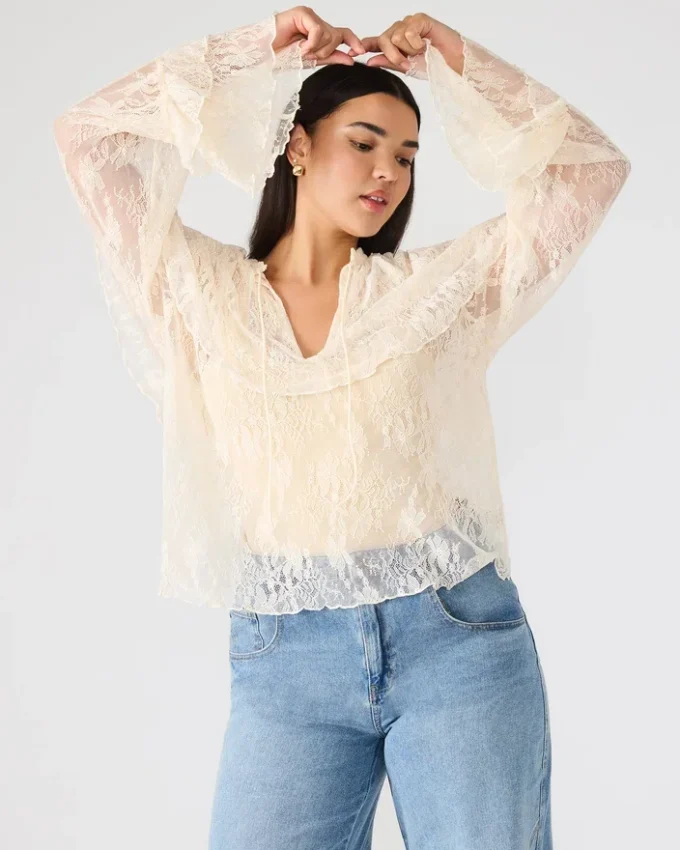 Top Saylor color crema