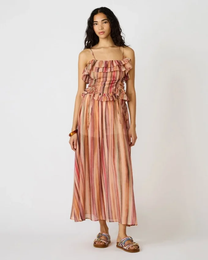 Top Shilloh a righe multicolori Top Shilloh a righe multicolori