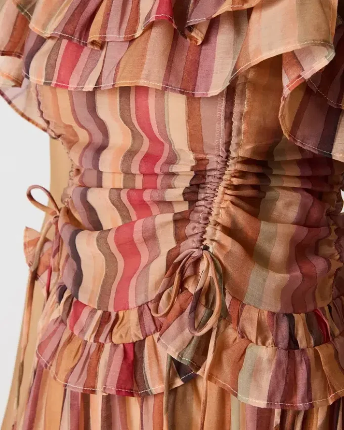 Top Shilloh a righe multicolori Top Shilloh a righe multicolori