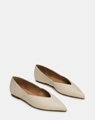 Tovi in pelle color osso