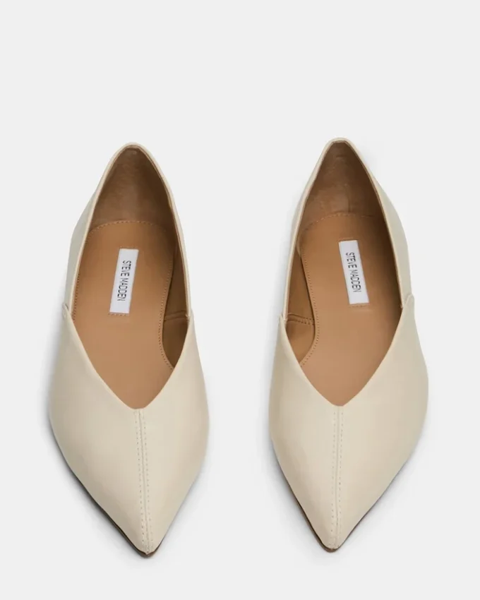 Tovi in pelle color osso