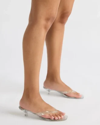 Tracie Jelly Silver Glitter