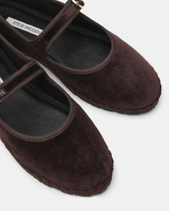 Velma in velluto marrone