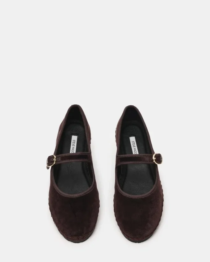 Velma in velluto marrone