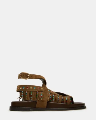 Wendell in pelle scamosciata color castagna