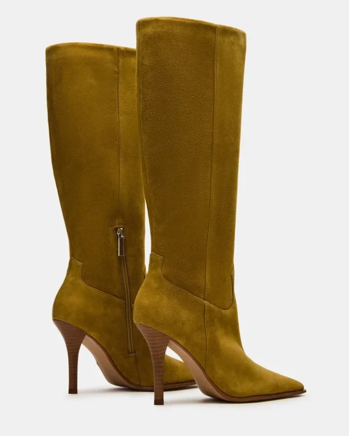 Wescot in pelle scamosciata color oliva