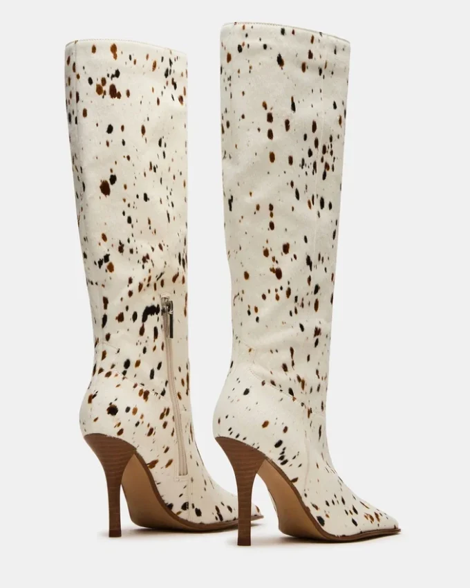 Wescot Marrone Stampa Mucca