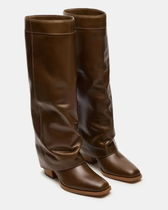 Winnick in pelle color oliva