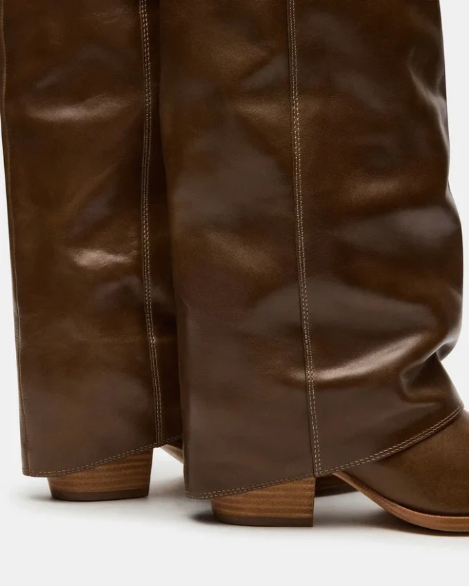 Winnick in pelle color oliva