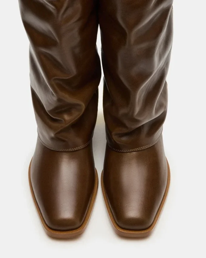 Winnick in pelle color oliva