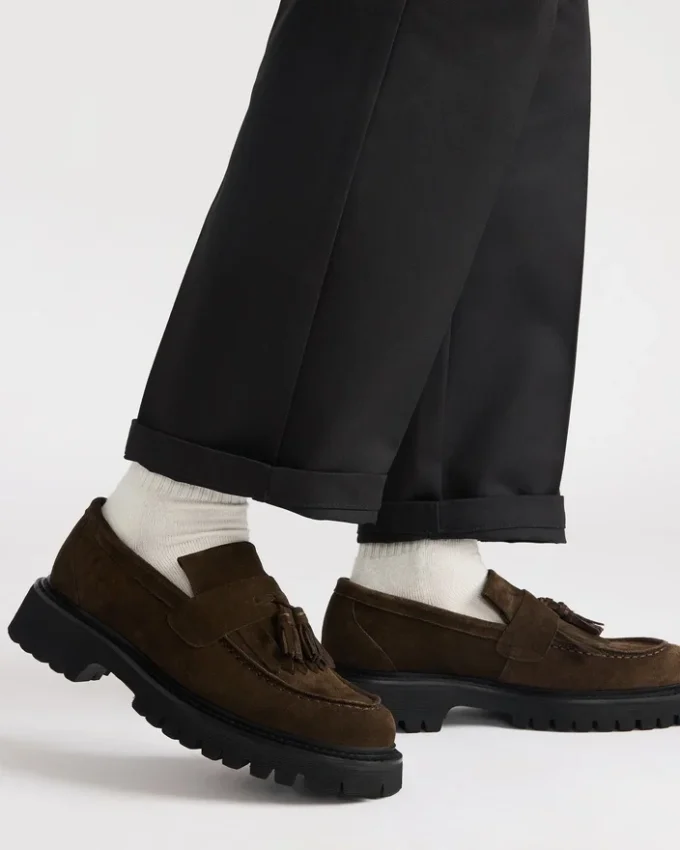 Zev in pelle scamosciata marrone Zev in pelle scamosciata marrone