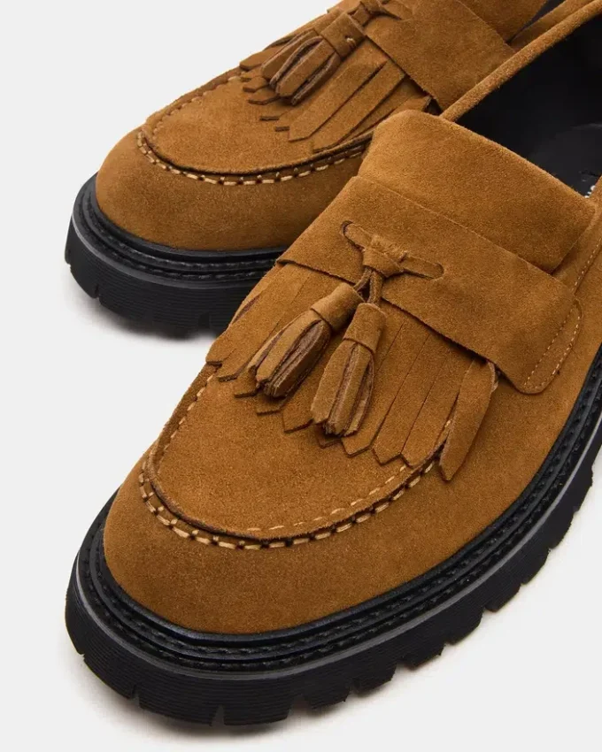 Zev in pelle scamosciata marrone chiaro