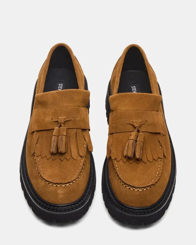 Zev in pelle scamosciata marrone chiaro